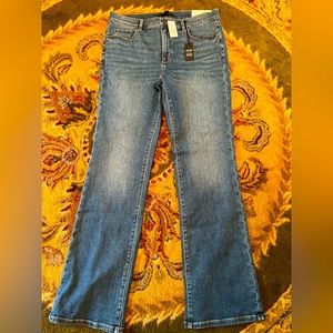 New Ann Taylor Slim Boot Denim Mid Rise Jeans